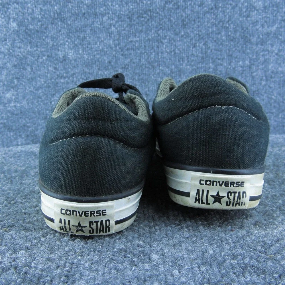 Converse Boys Sneaker Shoes Athletic Black Fabric Lace Up Size Y‎ 1 Medium